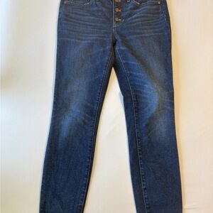 J. Crew High Rise Dark Blue Jeans